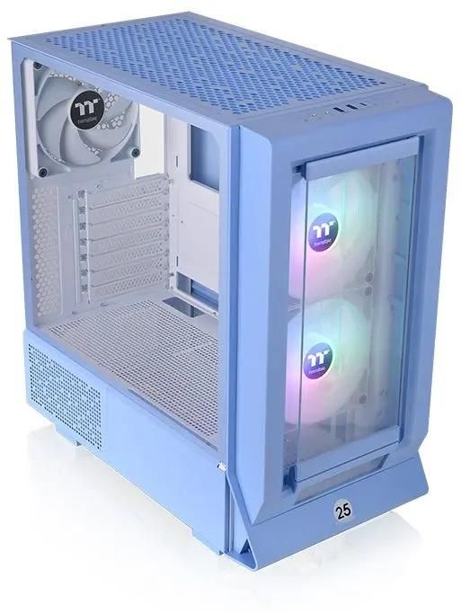 Корпус E-ATX Thermaltake Ceres 350 MX Hydrangea, Midi-Tower, без БП,  голубой [ca-1z3-00mfwn-00]